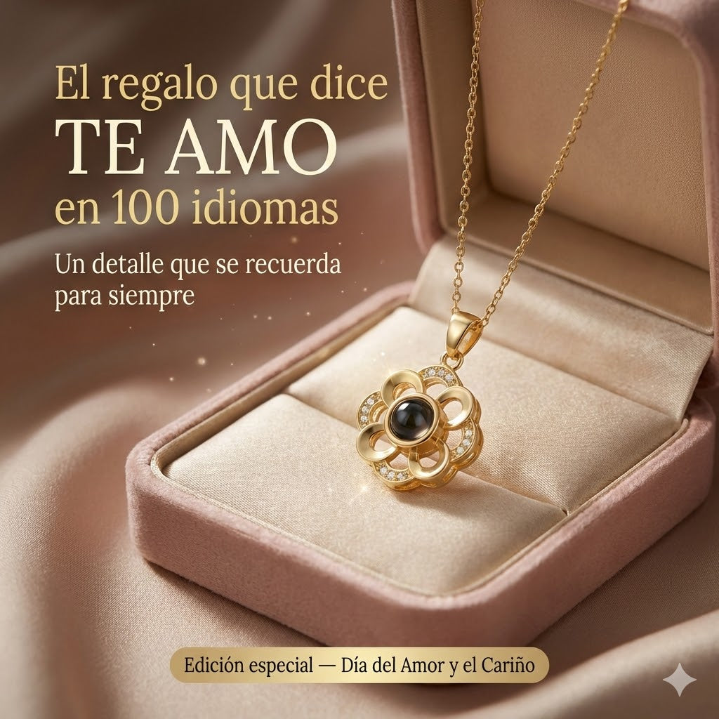 Collar Trebol 100 Idiomas